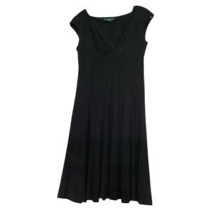Ralph Lauren Classic Black Midi Dress